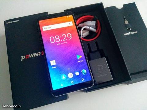 Android UleFone Power 3 / 6 pouces Full HD+ NEUF