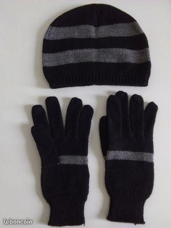 Bonnet et gants garçon >SIL29