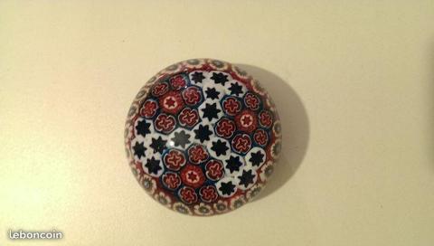 Sulfure/Presse-papier/Boule en verre(Millefiori)N2