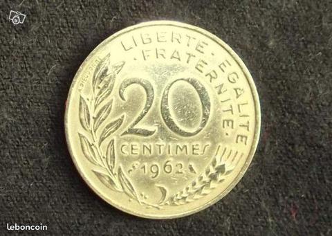 Pièces 20 centimes Marianne
