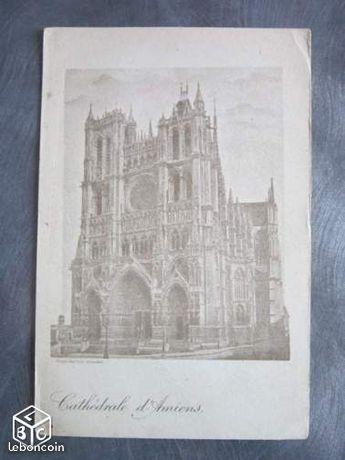 Carte postale ancienne CATHEDRALE D'AMIENS