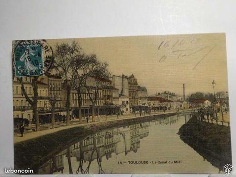 Carte postale ancienne de Toulouse en 1910
