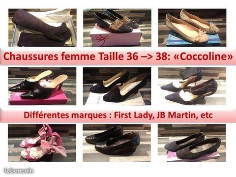 Chaussures femme 36->38 (Coccoline)