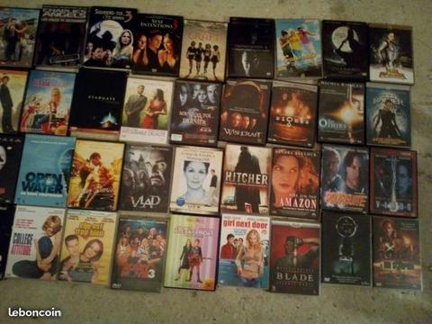 Lot de 50 dvd et collection vhs