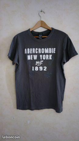 T-shirt Abercrombie & Fitch gris - TBE