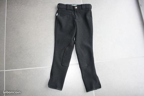 Pantalon d'équitation noir - 6 ans