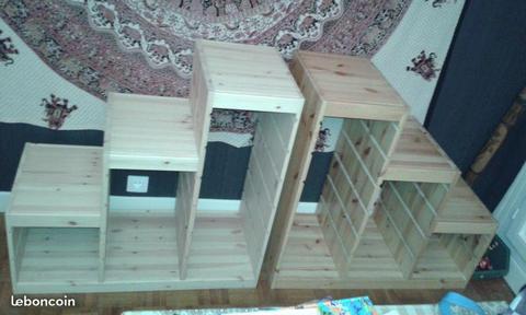 2 structures de meuble ikea TROFAST chambre enfant
