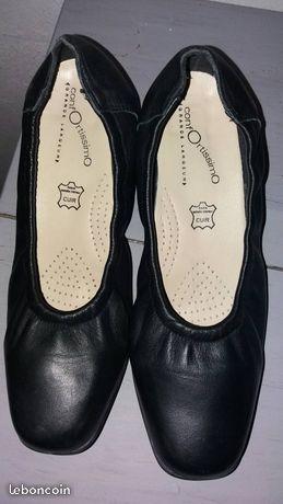 Chaussures cuir noires