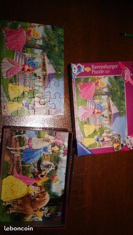 Puzzle 2*20 pièces princesses Disney Ravensburger