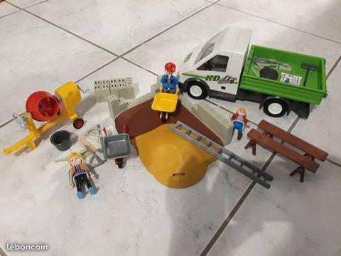 lot playmobil chantier 6