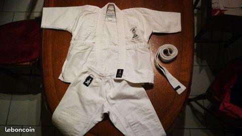 Kimono judo enfant 5-6 ans avec ceinture