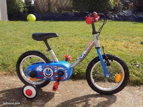 Vélo enfant 14 POUCES BIRDYFLY BLEU 3-5 ans