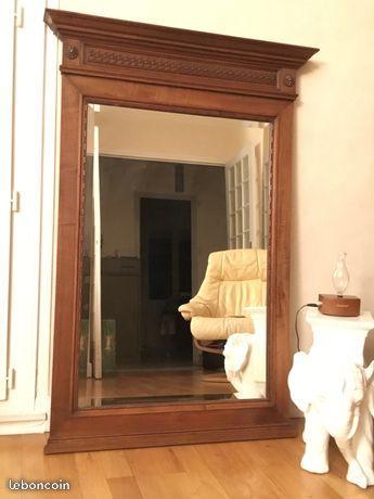 Miroir ancien Noyer