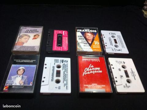 Cassette CLAUDE FRANCOIS K7 AUDIO X 12