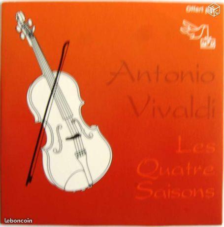 CD Antonio Vivaldi Les 4 saisons 12 morceau Violon