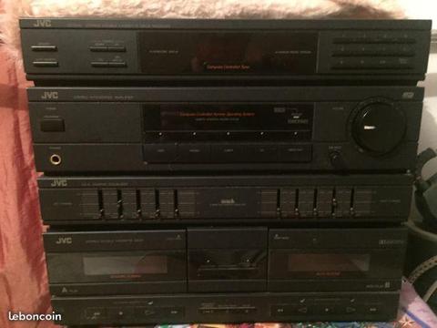 Chaine hifi jvc K7 radio k7 audo JVC