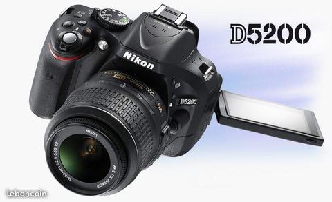 Nikon D5200 + obj 18-55mm + obj 70-300mm