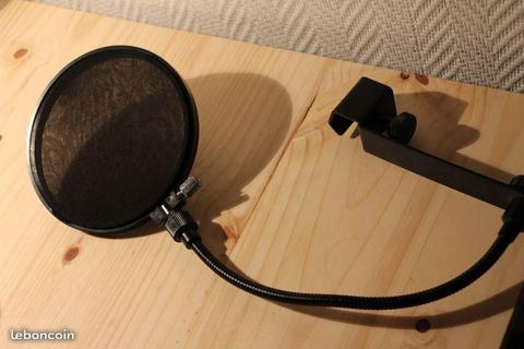Filtre anti pop microphone avec support