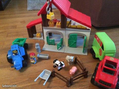 Première ferme Lego enfant à construire