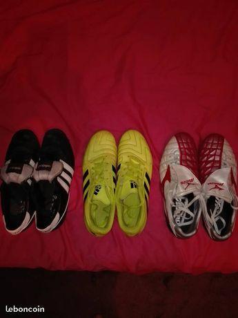 3 Paires de chaussures de foot