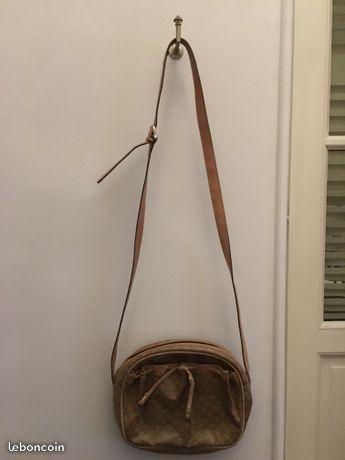 Sac cuir bandoulière vintage - Céline