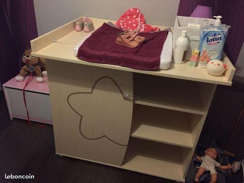 Chambre bébé complète lit armoire table à langer