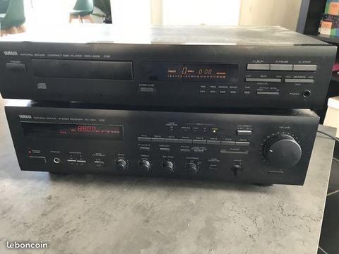 Ampli Yamaha RX-450 + Lecteur CD Yamaha CDX-450E