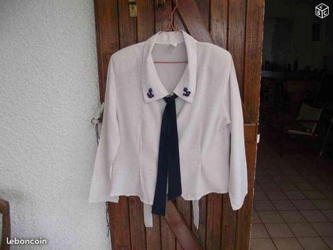 Chemisier marin Taille 40 (chris 28)