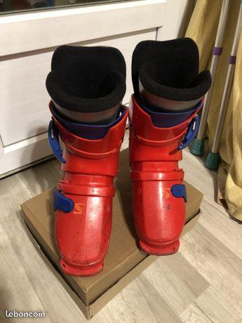 Chaussures de ski rouge taille 35 Salomon be