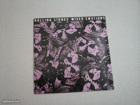 Rolling Stones : mixed emotions (vinyle 45 tours)