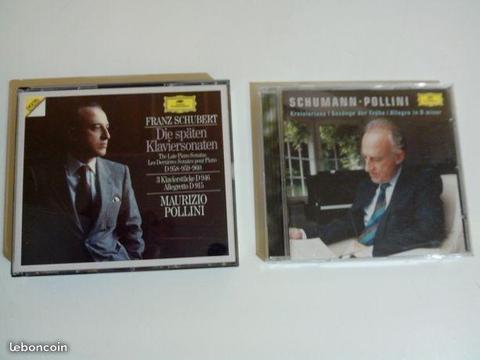 CD: SCHUBERT et SCHUMANN par POLLINI