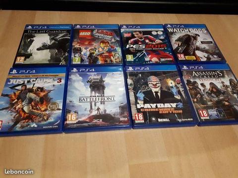 Lot jeux PS4 PS3