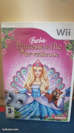 Barbie princesse de l'île sur console WII U WII