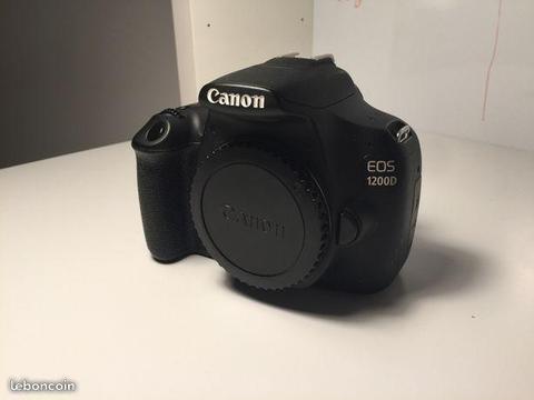 Canon EOS 1200D+batterie et cahrgeur