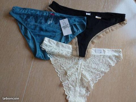 TANGAS ET CULOTTE NEUFS - taille 46