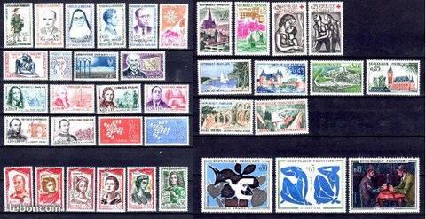 Lot timbres neufs FRANCE année 1961
