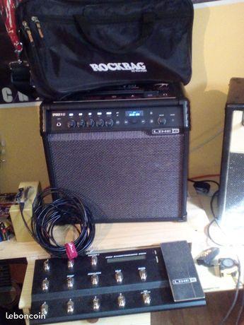 Line 6 spider V 60watts + fbv shortboard MKII