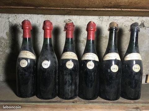 Mesnil sur Oger champagne 1961/1964 (6 bouteilles)