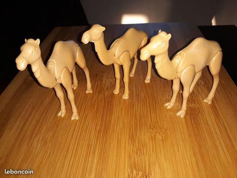 Playmobils 3 chameaux