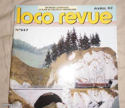 LOCO REVUE N°547 à 620 années 1992 à 1998