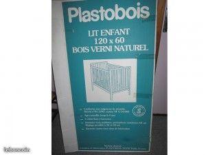 Lit enfant Plastobois 120x60cm