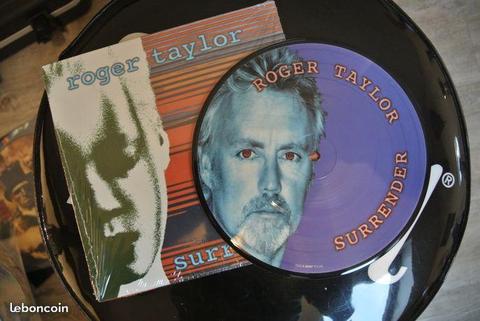 Picture disque vinyl 45 T Roger Taylor Surrender