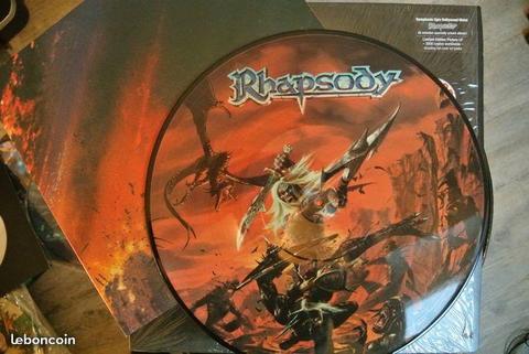 Picture disque vinyl 33 T Rhapsody dawn of victory