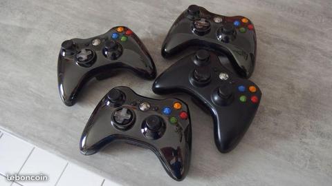 4 manettes Xbox 360 sans fil édition collector