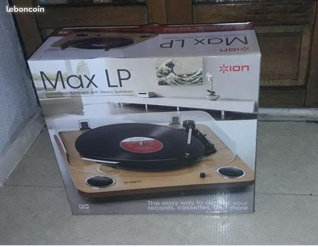 Platine Vinyle Ion Max LP USB Neuve