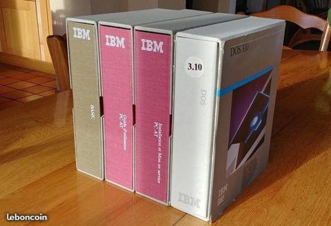 Support et documentation IBM PC AT et DOS 3.10