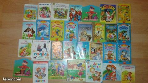 Divers livres enfants en russe