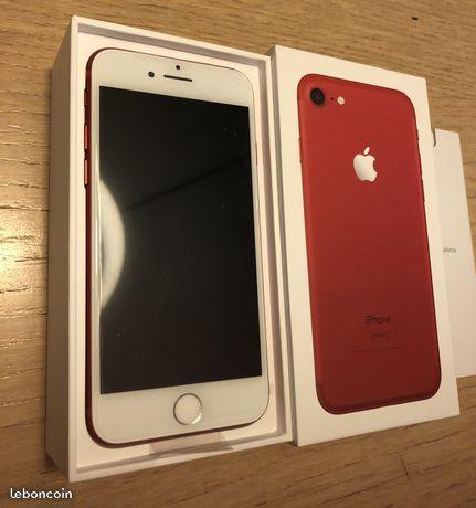 IPhone 7 RED rouge 128 go emballé débloqué