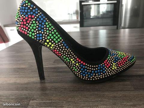 Chaussures escarpins disco