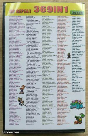 Cartouche de jeux Gameboy Advance 369in1